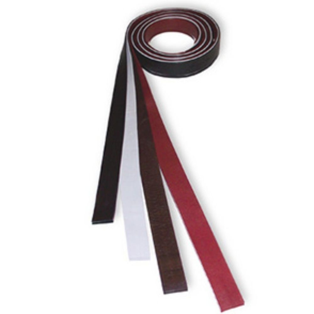 Elegantly Waisted Thin Leather Wrap Belt (White)